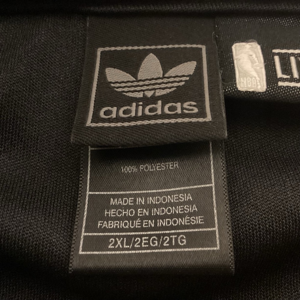 Limited Edition NBA Adidas New York Knicks Black and Orange Jacket Mens size XXL - Picture 5 of 11